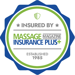 Insured by Massage Magazine Insurance Plus